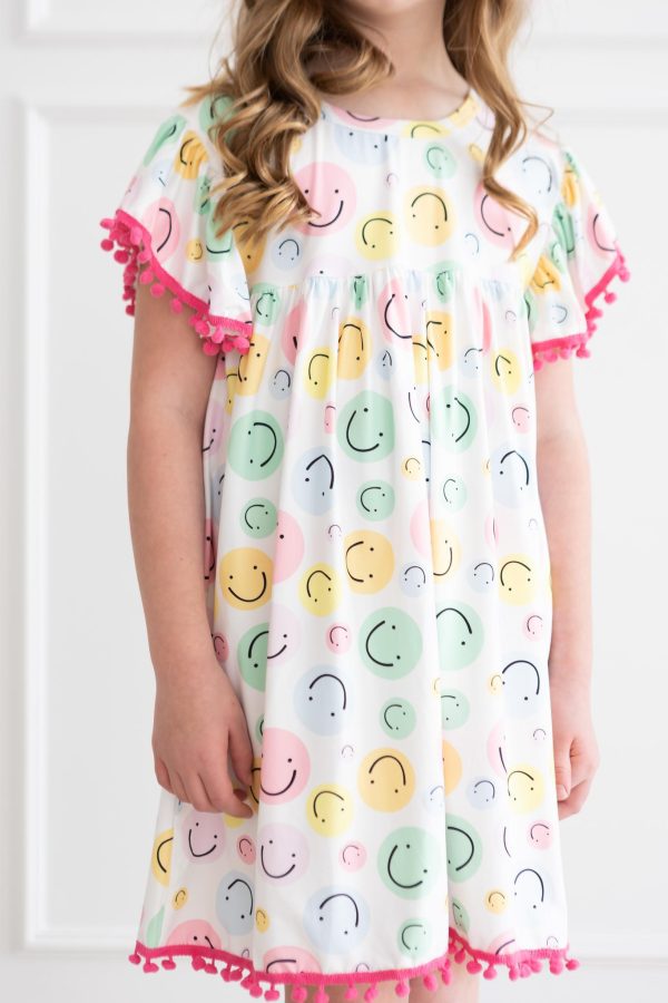 Smile in Style Pom Pom Dress Discount - Image 4