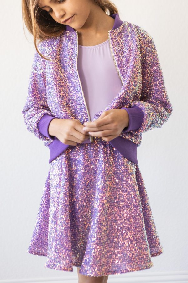 Purple Sequin Jacket Cheap - Image 2