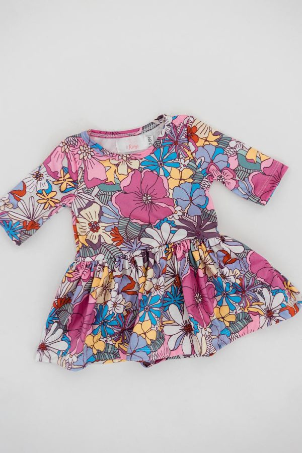 Mauve What s Up Buttercup Twirl Bodysuit Discount