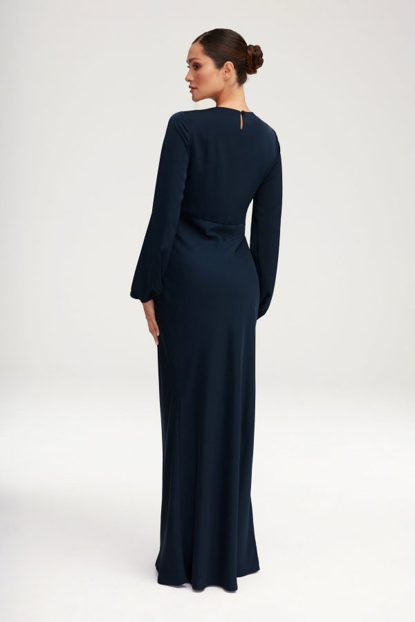 Kamila Satin Maxi Dress - Night Sky Supply - Image 4