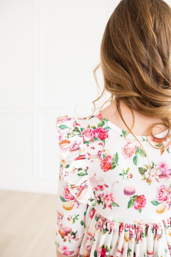 Macarons & Tea Ruffle Twirl Dress For Cheap - Image 4
