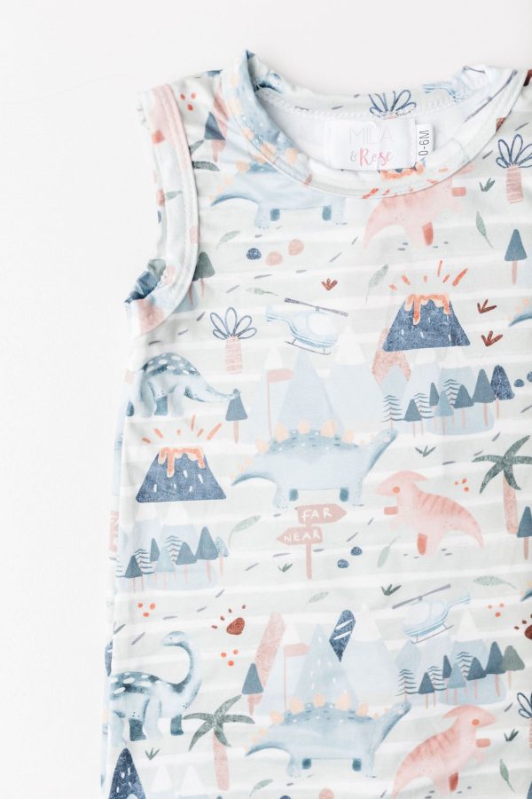 Dino Tracks Shorty One-Piece on Sale - Image 2