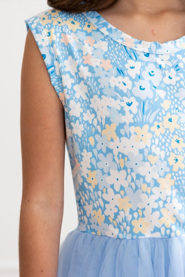 Blooming in Blue Tank Tutu Dress Supply - Image 4