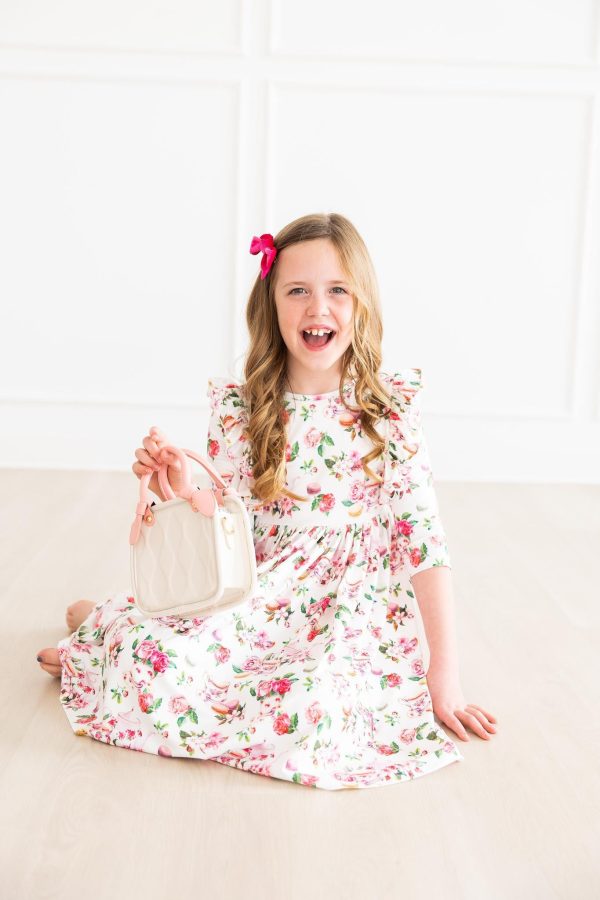 Macarons & Tea Ruffle Twirl Dress For Cheap - Image 3