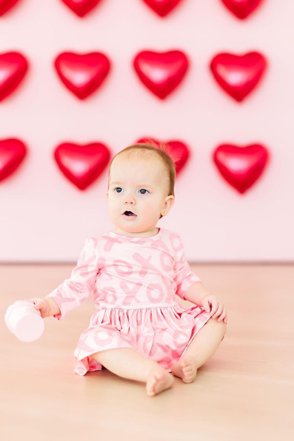 XOXO 3 4 Sleeve Twirl Bodysuit Online Sale