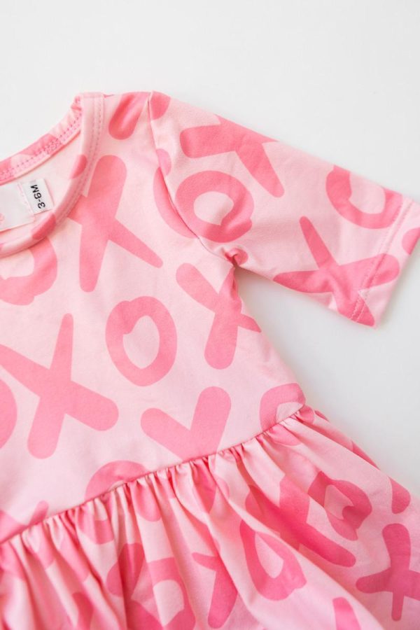 XOXO 3 4 Sleeve Twirl Bodysuit Online Sale - Image 4