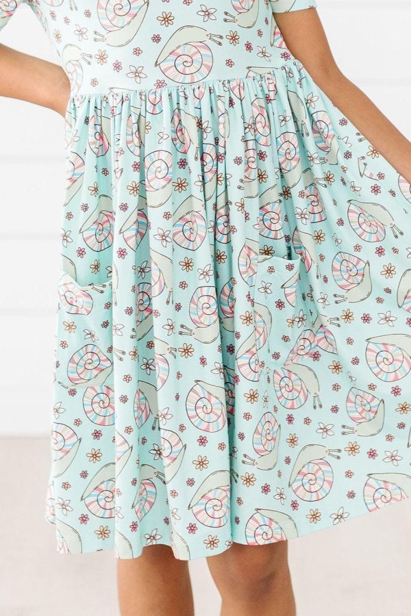 Spring Snails S S Pocket Twirl Dress For Discount - Image 3