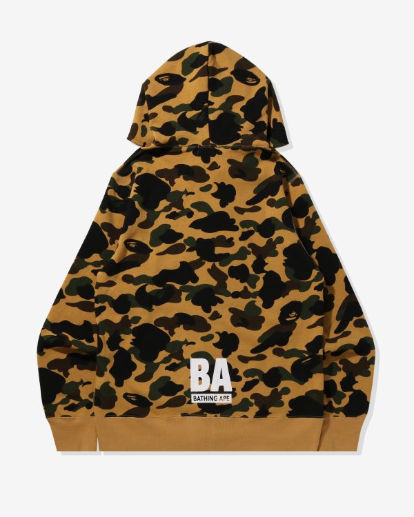 BAPE 1ST CAMO BAPE FULL ZIP HOODIE - YELLOW Online - Image 2
